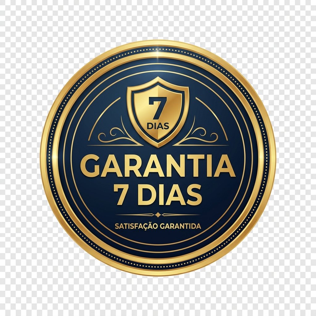 Selo de 7 dias de garantia incondicional de satisfação